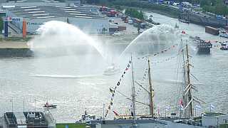 Darbietungen im Hafen